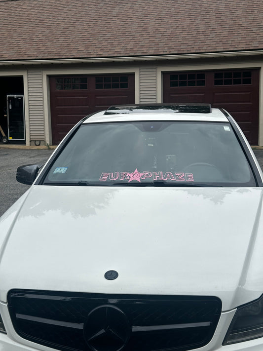 EuroPhaze Star Windshield Banner